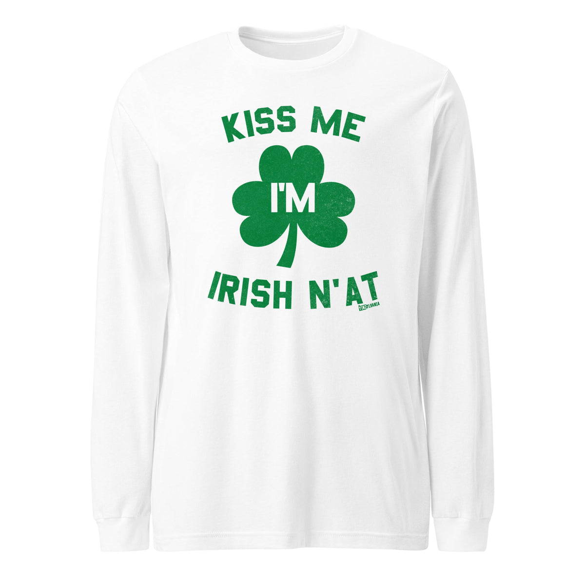 Kiss Me I'm Irish N'at | Long Sleeve Tee product image 1