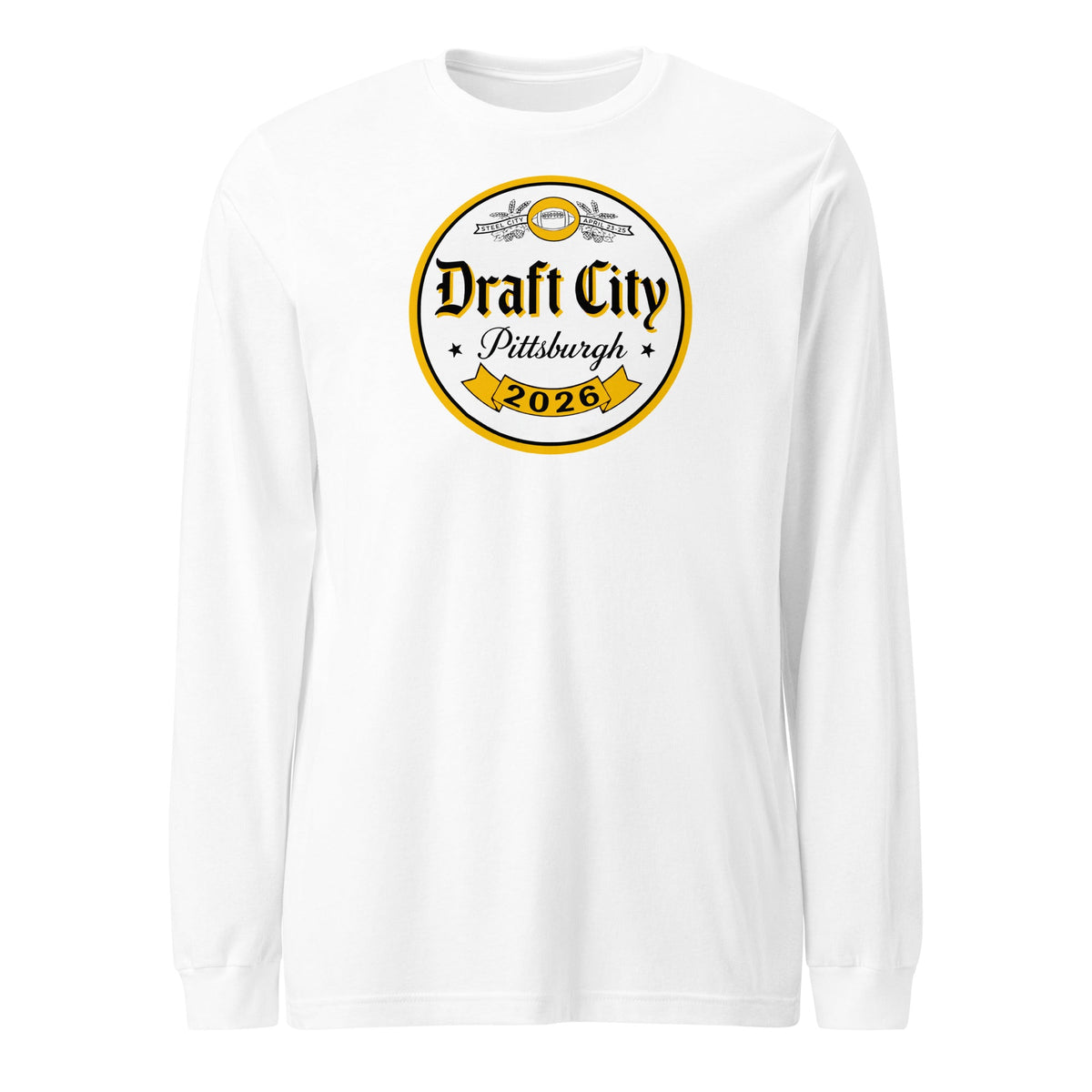 Draft City Pittsburgh 2026 | Long Sleeve Tee product image 6