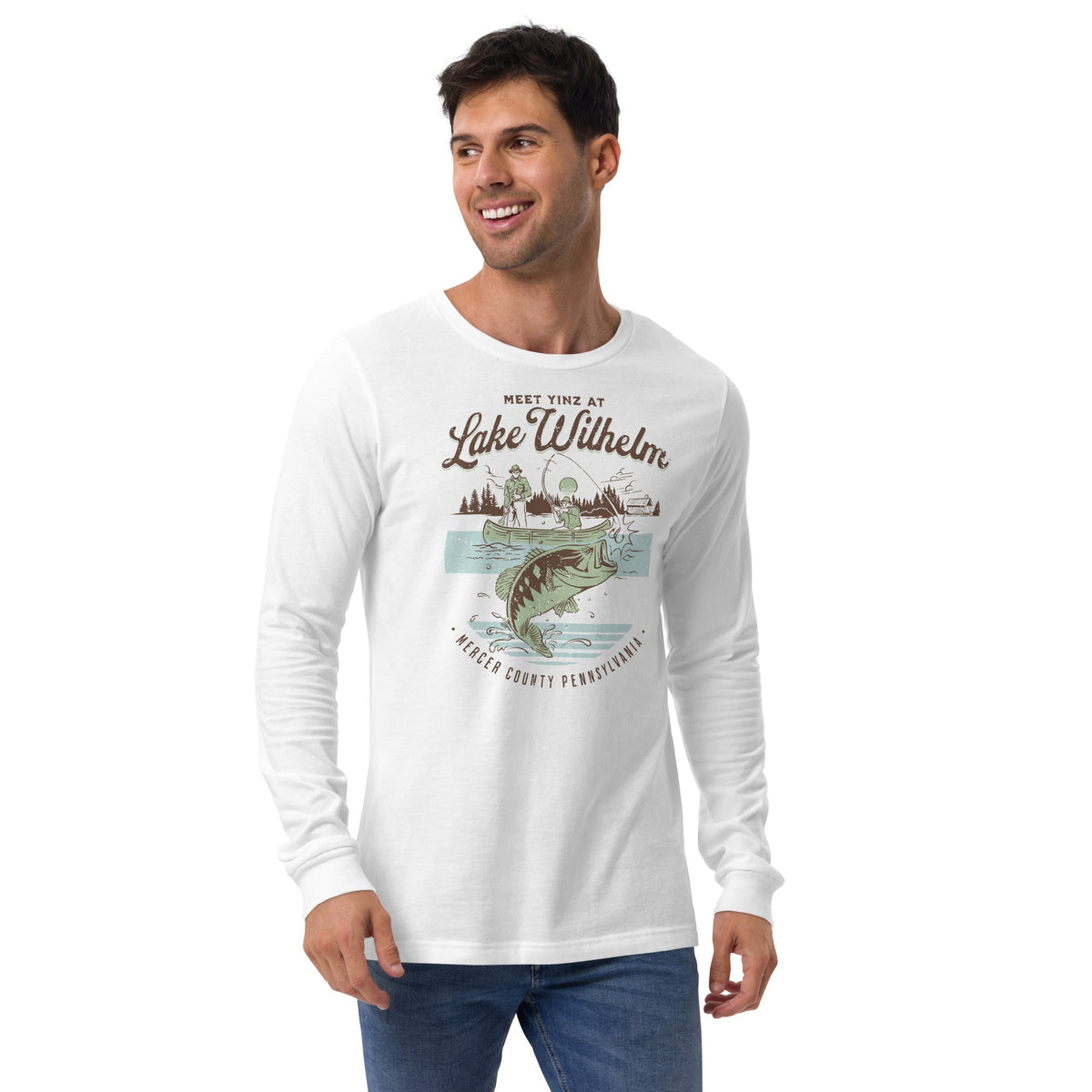 Meet Yinz at Lake Wilhelm | Long Sleeve Tee product image 2
