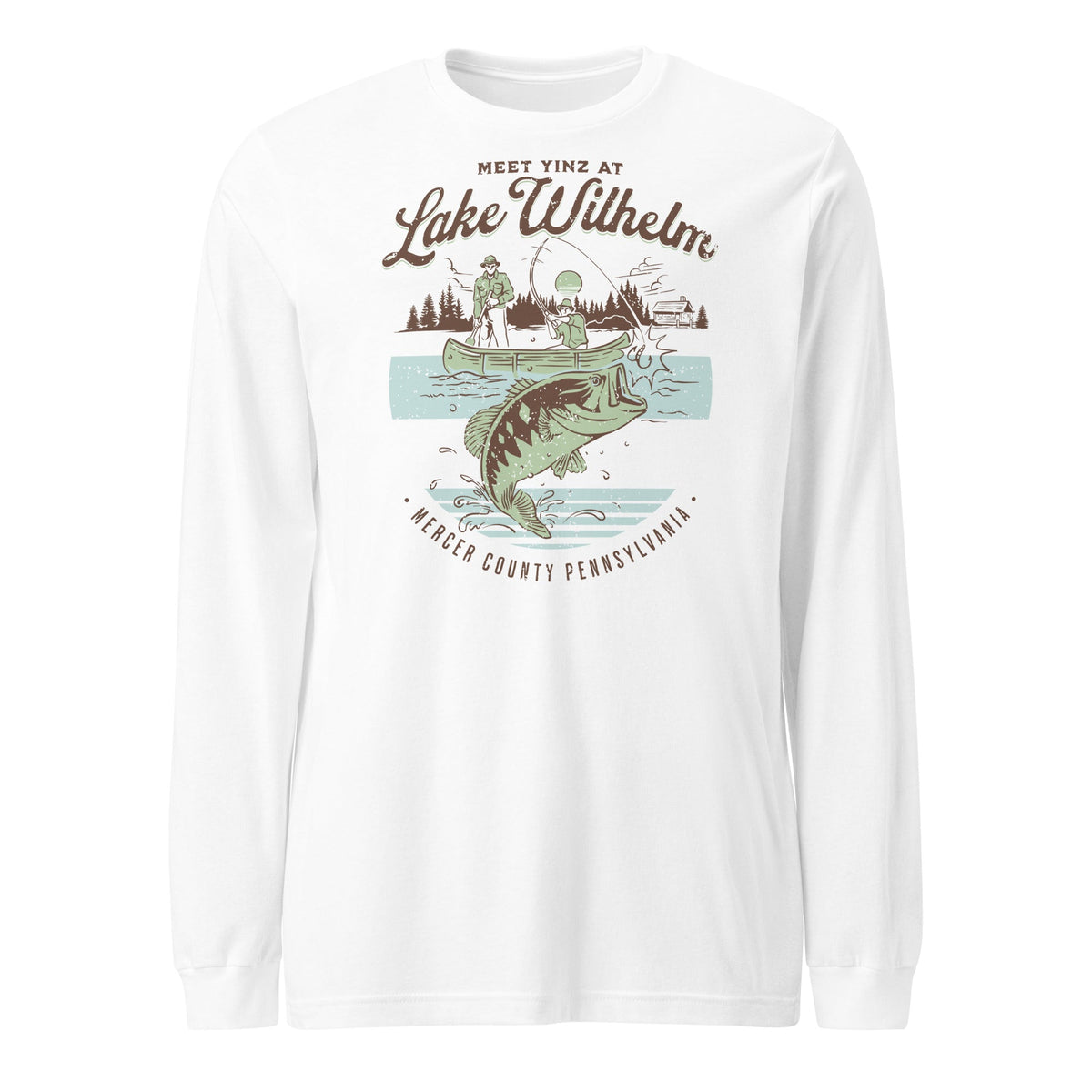 Meet Yinz at Lake Wilhelm | Long Sleeve Tee product image 4