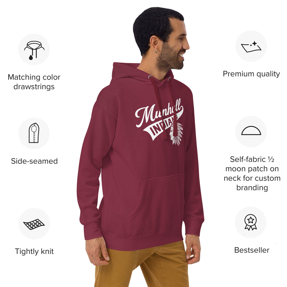 Munhall High Indians - PA | Hoodie product image 2