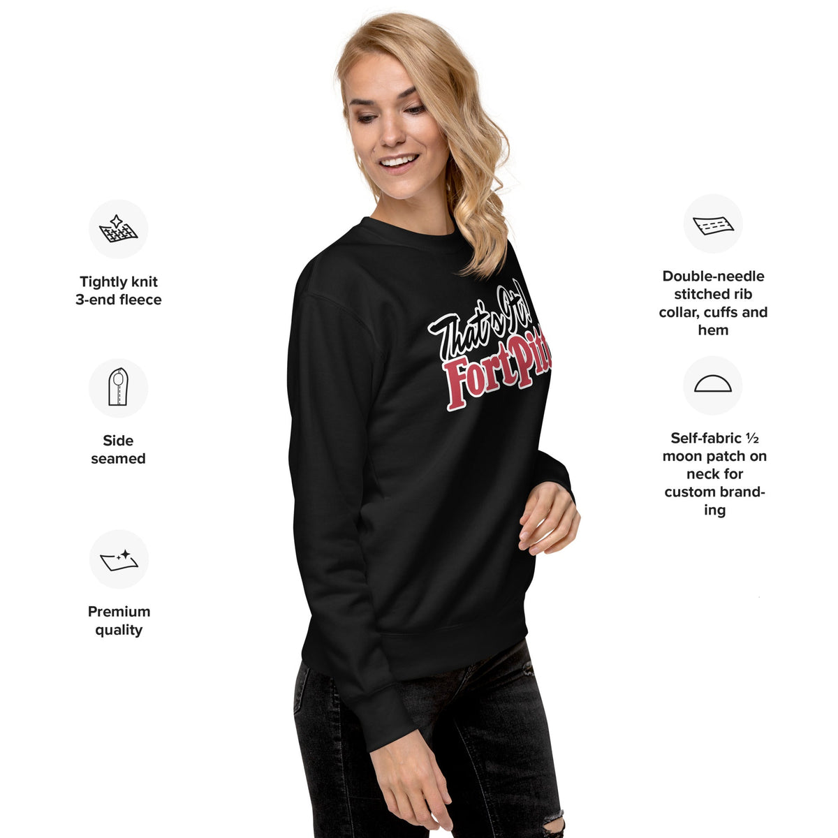 That's It! Fort Pitt Retro | Premium Crewneck Sweatshirt product image 5