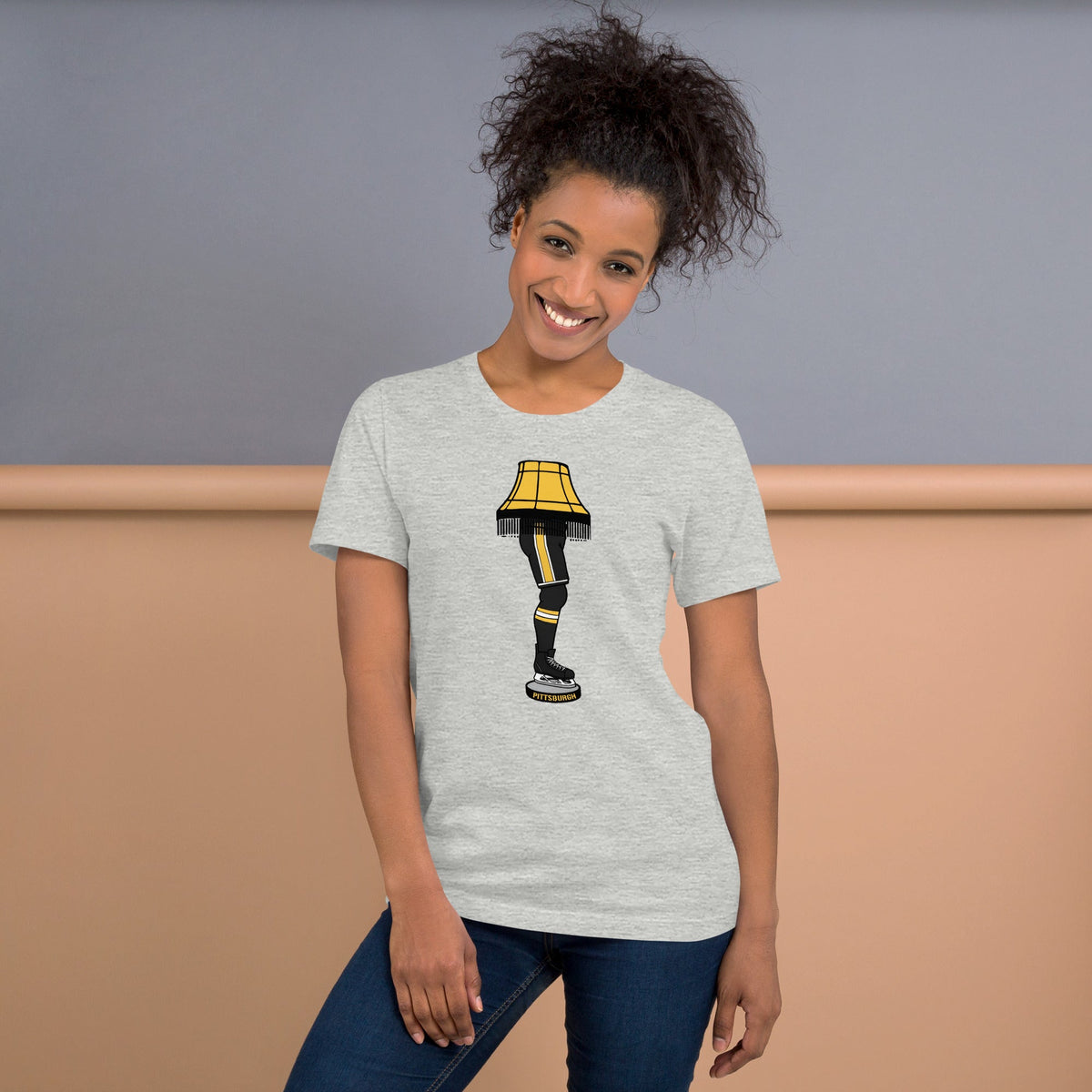 Pittsburgh Hockey Leg Lamp | T-Shirt product image 3