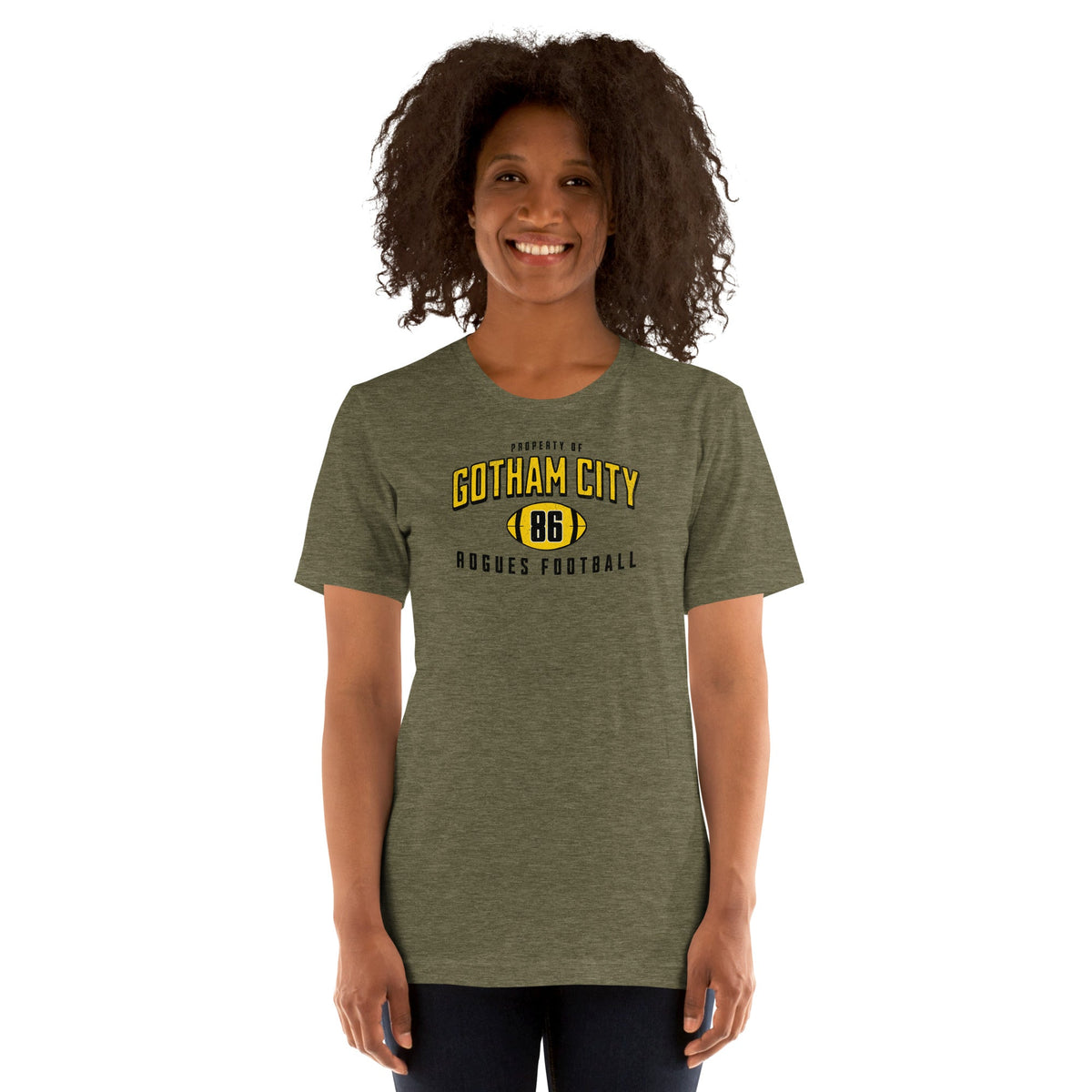 Property of Gotham City Rogues Football | T-Shirt product image 2