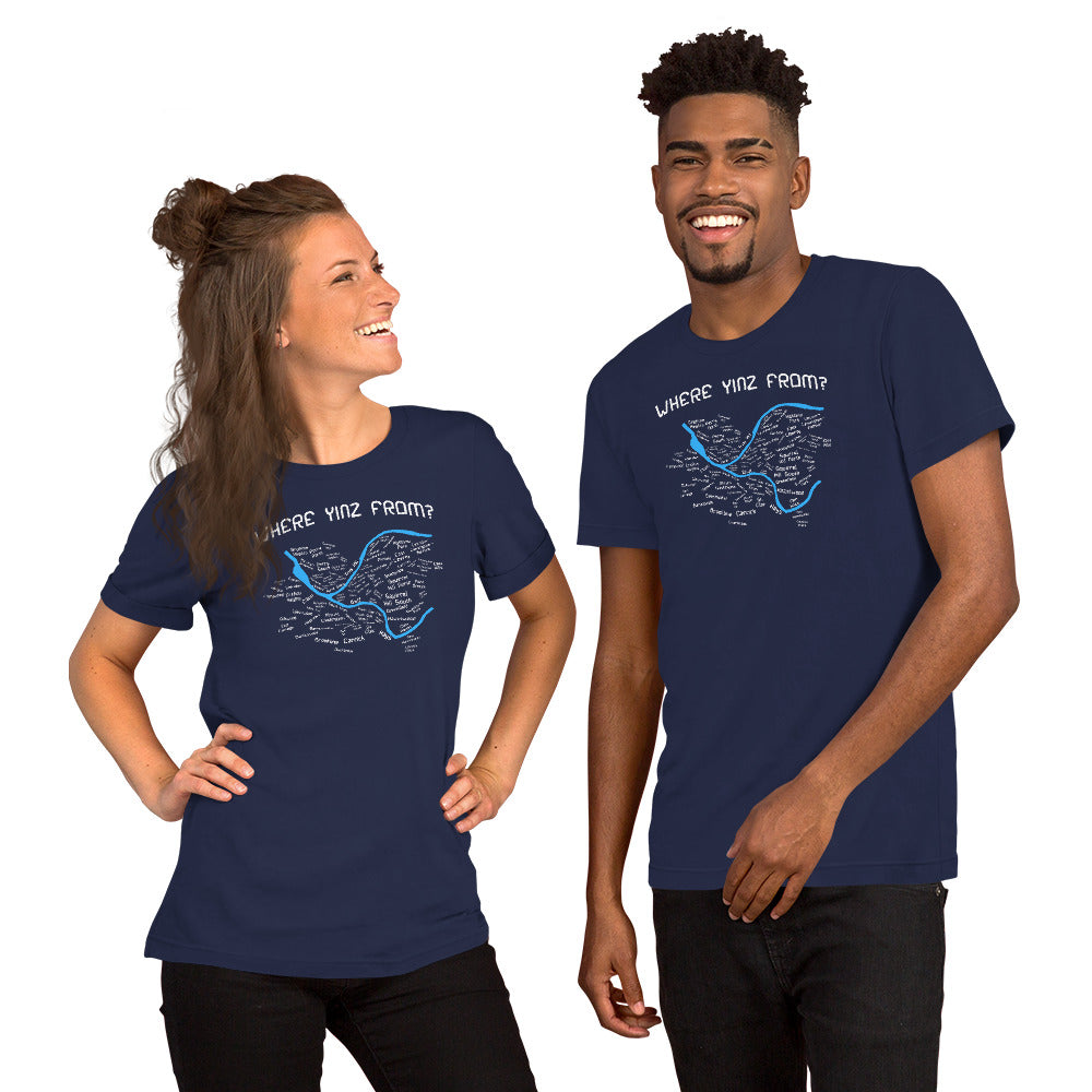 Where Yinz From? (Pittsburgh Neighborhoods) | T-Shirt product image 2