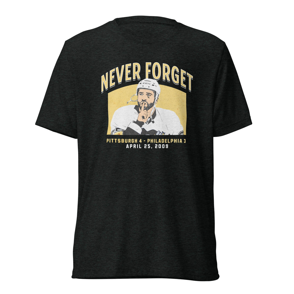 Never Forget - Max Talbot Crowd Hush | Triblend Tee product image 1
