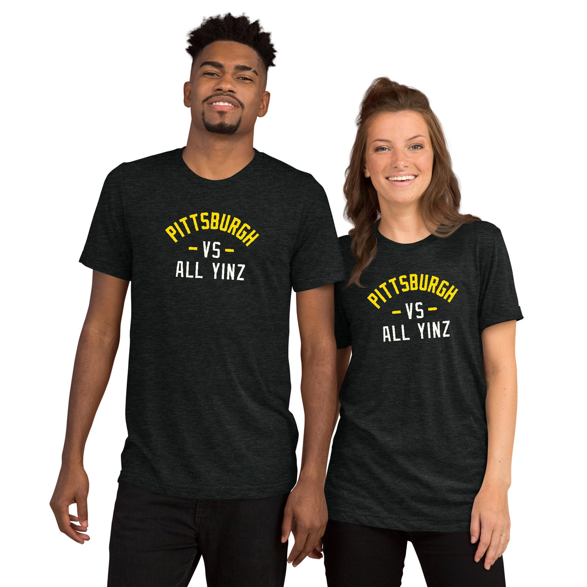 Pittsburgh Vs. All Yinz | Triblend Tee product image 3