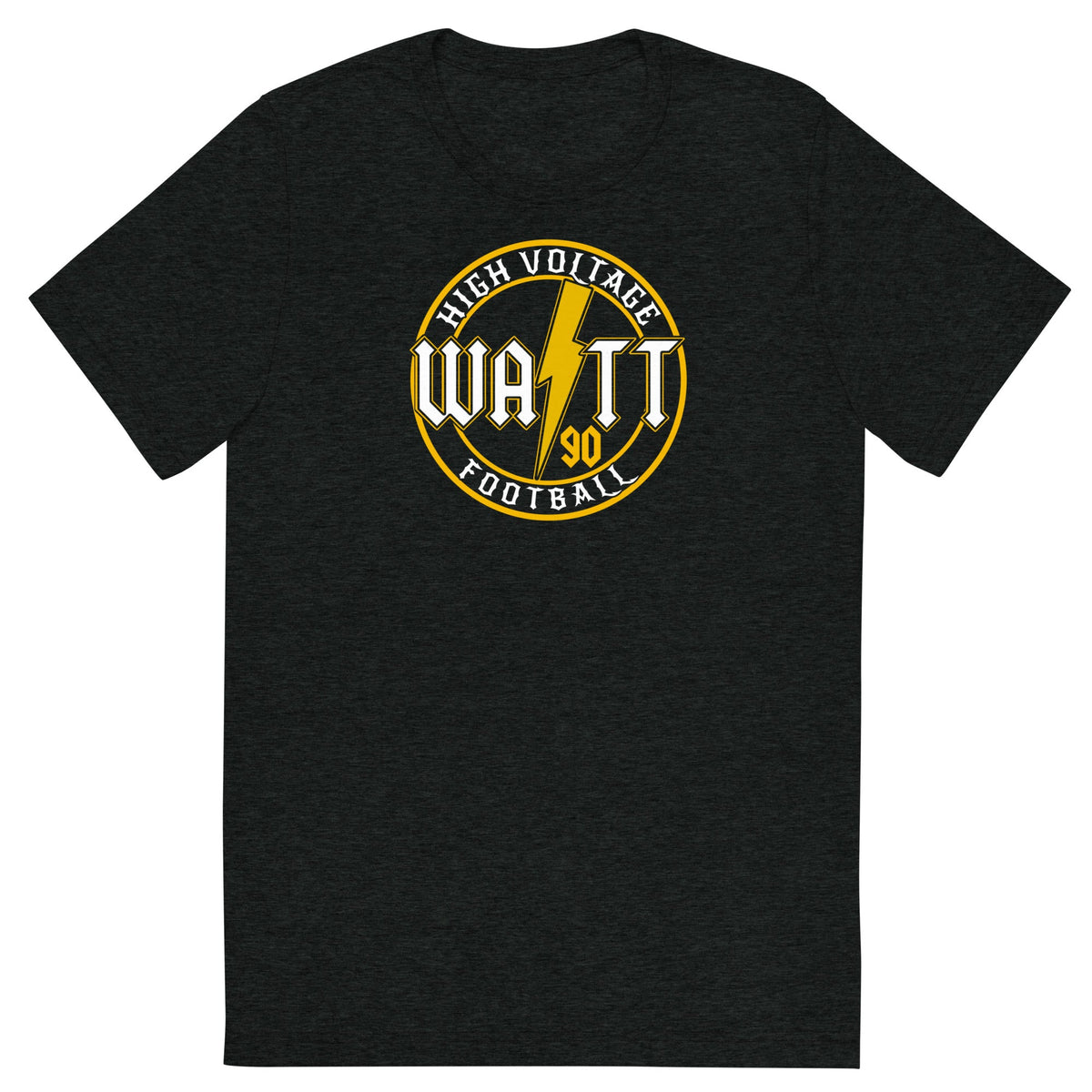 Watt - High Voltage Football | Triblend Tee product image 1