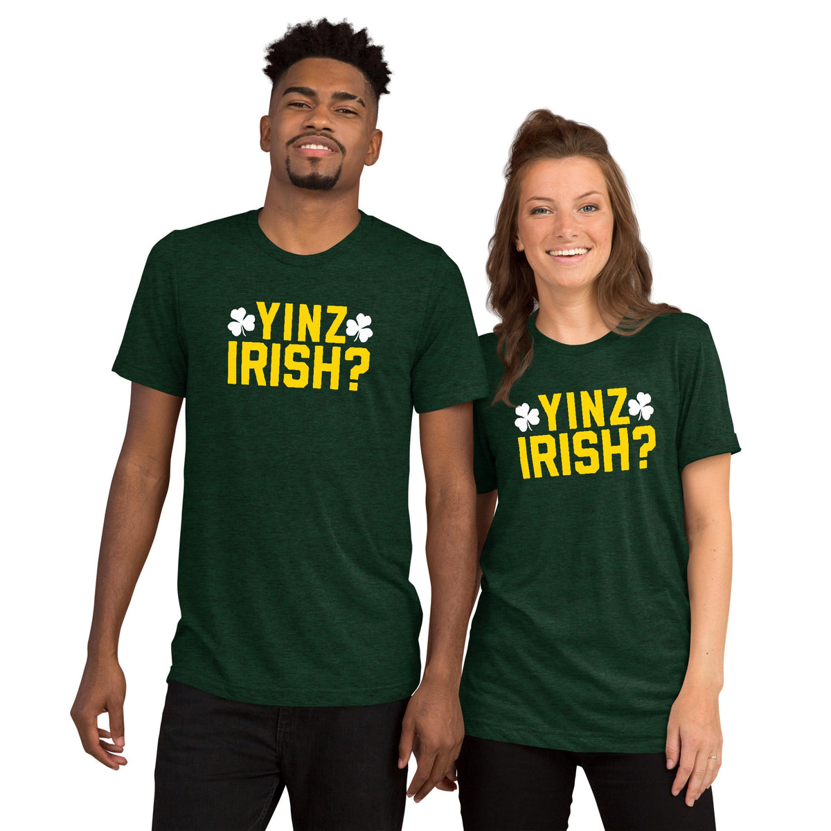 Yinz Irish? | Triblend Tee product image 6