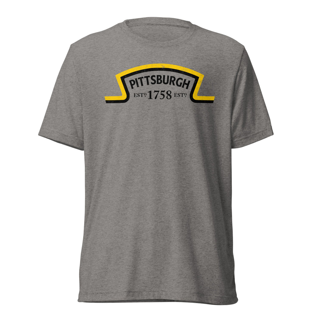 Pittsburgh Ketchup Label | Triblend Tee product image 1