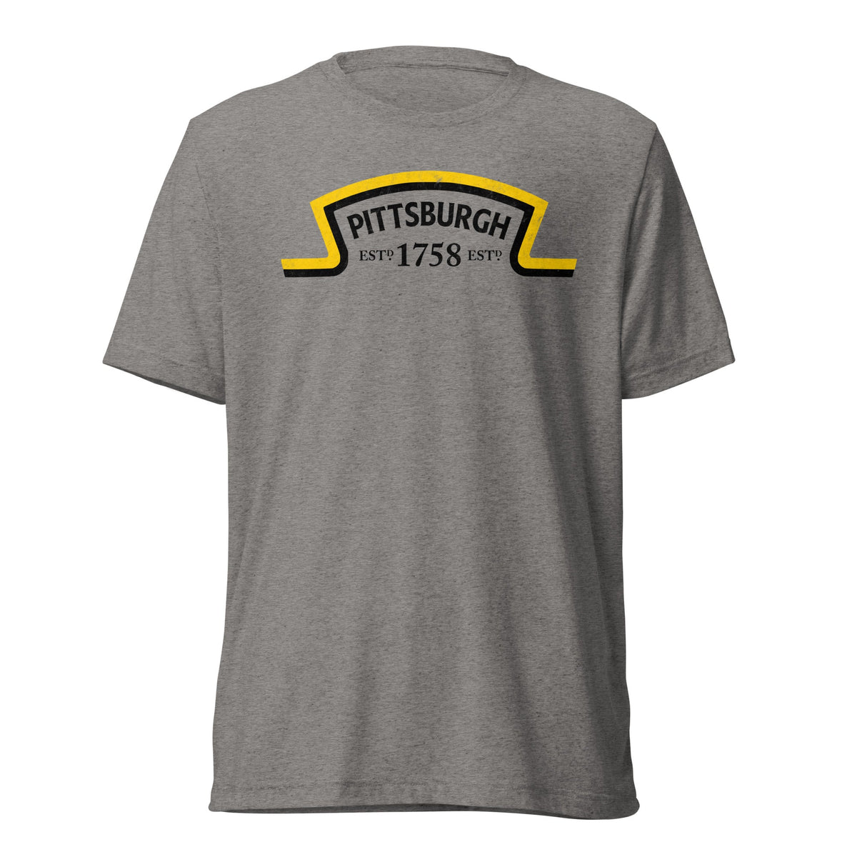 Pittsburgh Ketchup Label | Triblend Tee product image 1