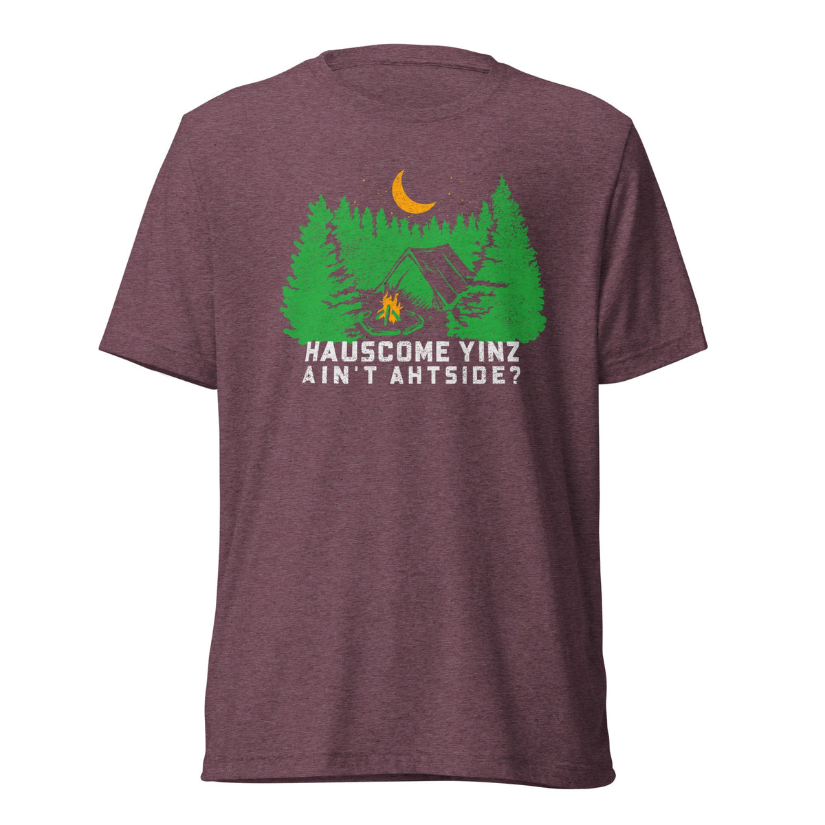 Hauscome Yinz Ain't Ahtside? | Triblend Tee product image 1
