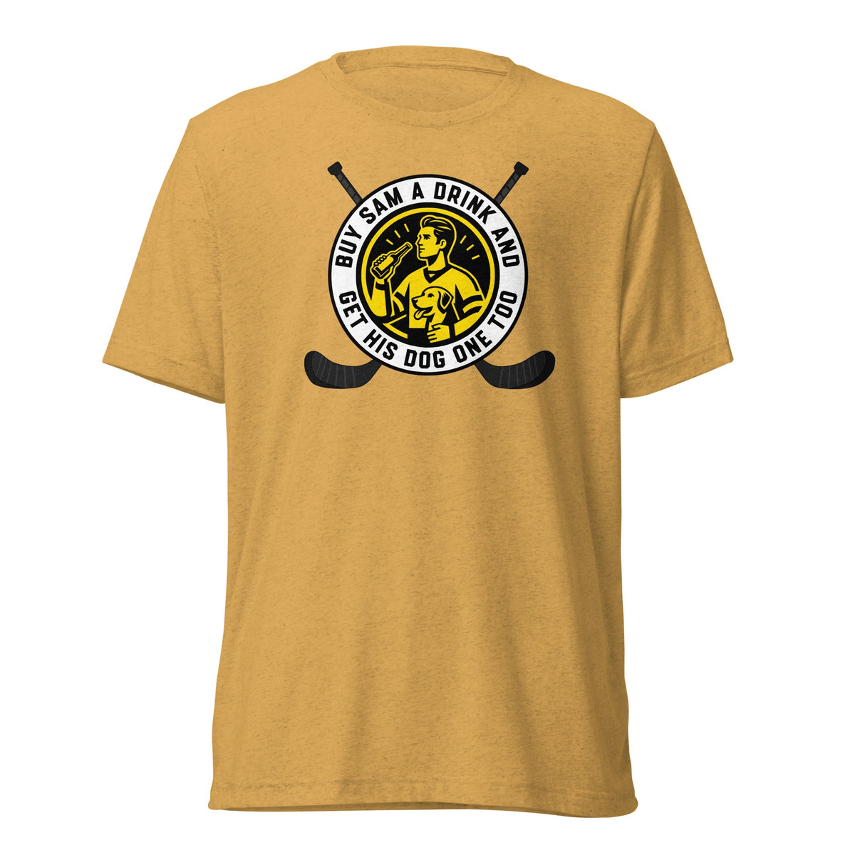 Buy Sam a Drink and Get His Dog One Too | Triblend Tee product image 3