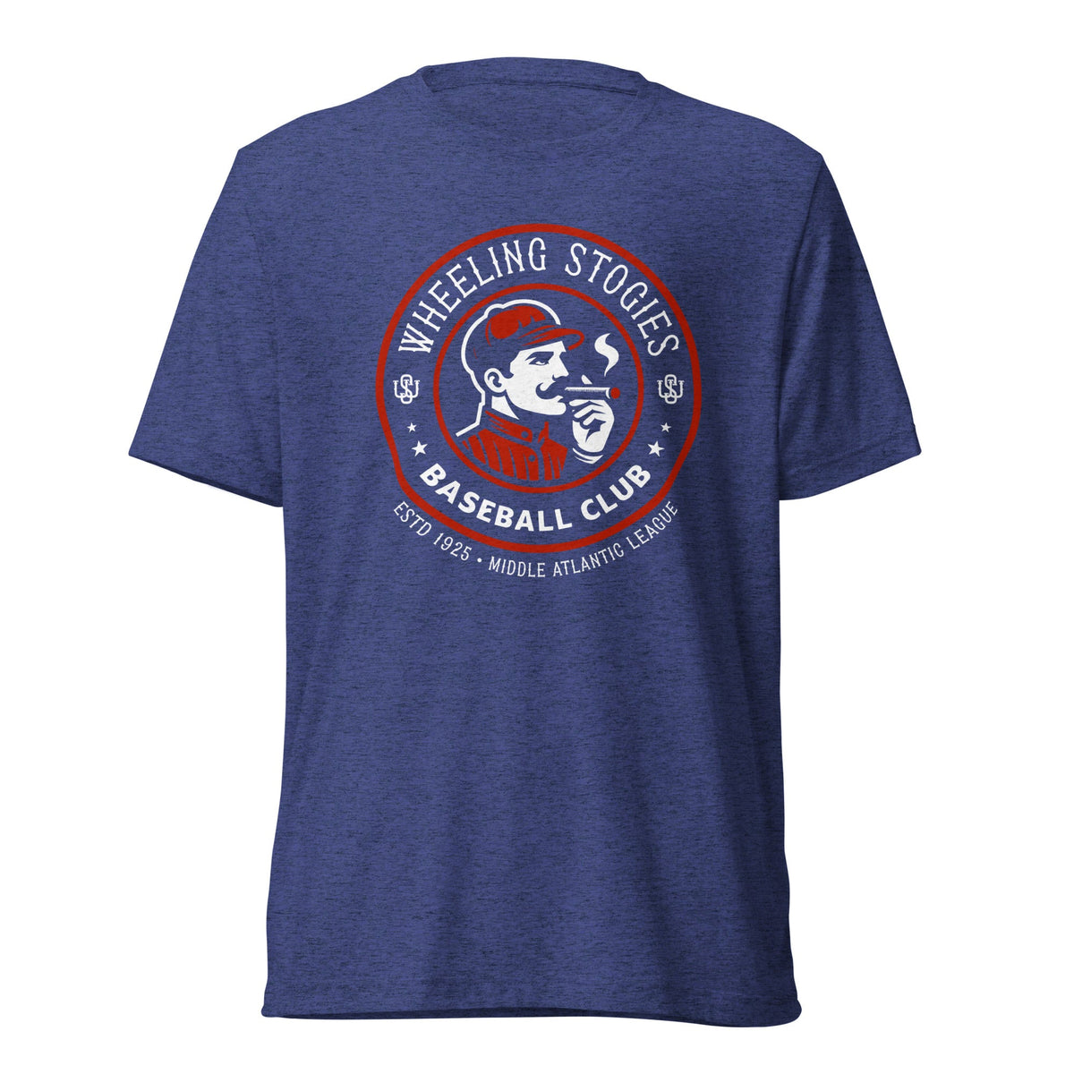 Wheeling Stogies Baseball 1925 | Triblend Tee product image 2