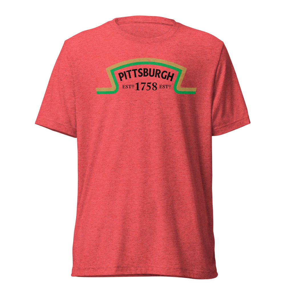 Pittsburgh Ketchup Label | Triblend Tee product image 4