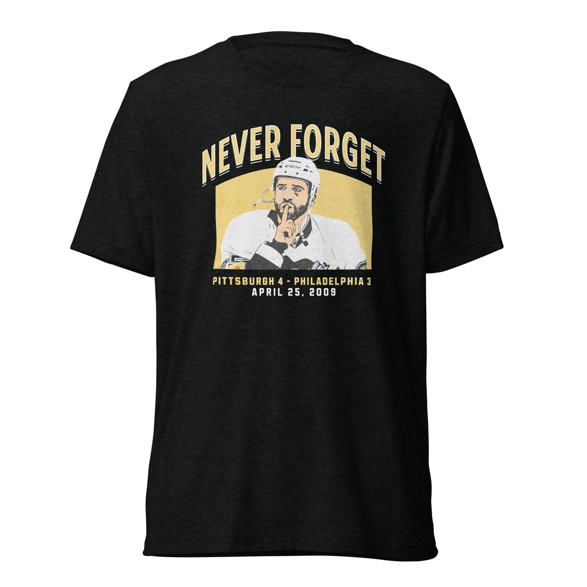 Never Forget - Max Talbot Crowd Hush | Triblend Tee product image 3