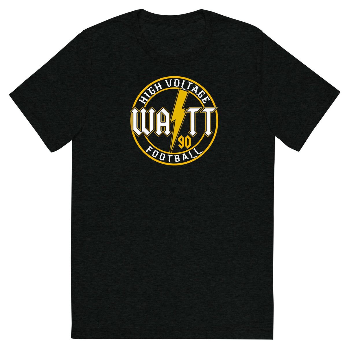 Watt - High Voltage Football | Triblend Tee product image 2