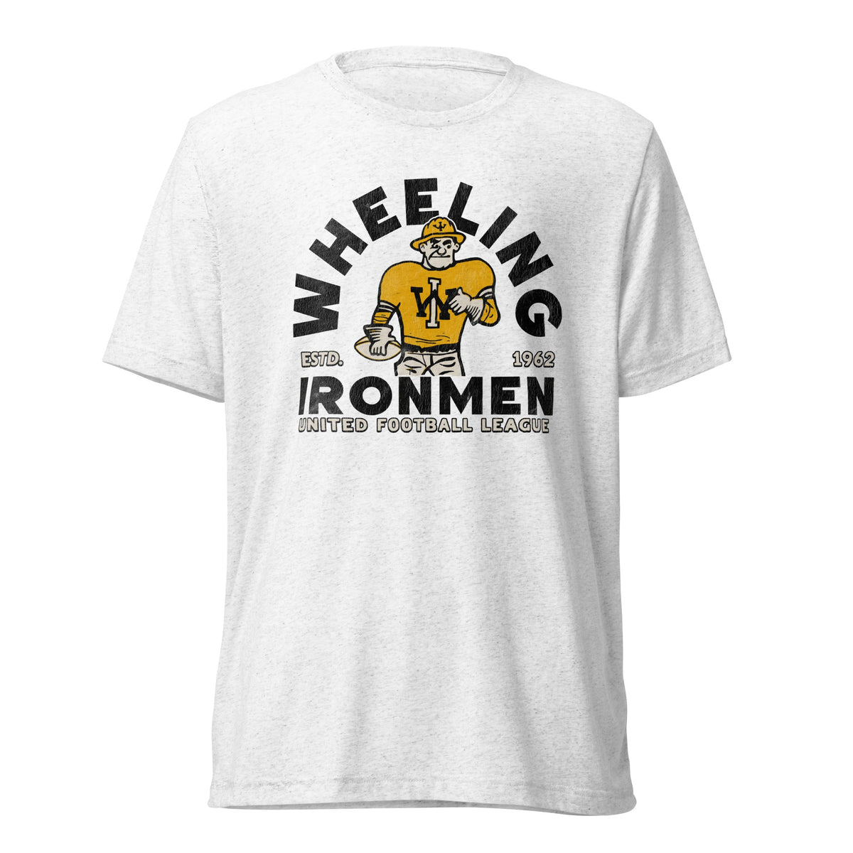Wheeling Ironmen Football - Estd. 1962 | Triblend Tee product image 5