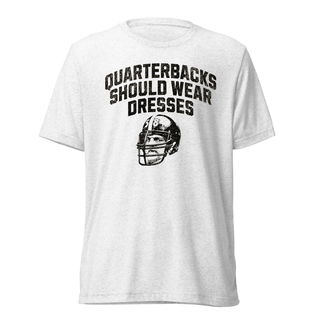 Quarterbacks Should Wear Dresses | Triblend Tee product image 3