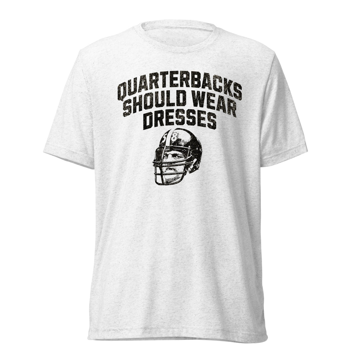 Quarterbacks Should Wear Dresses | Triblend Tee product image 3