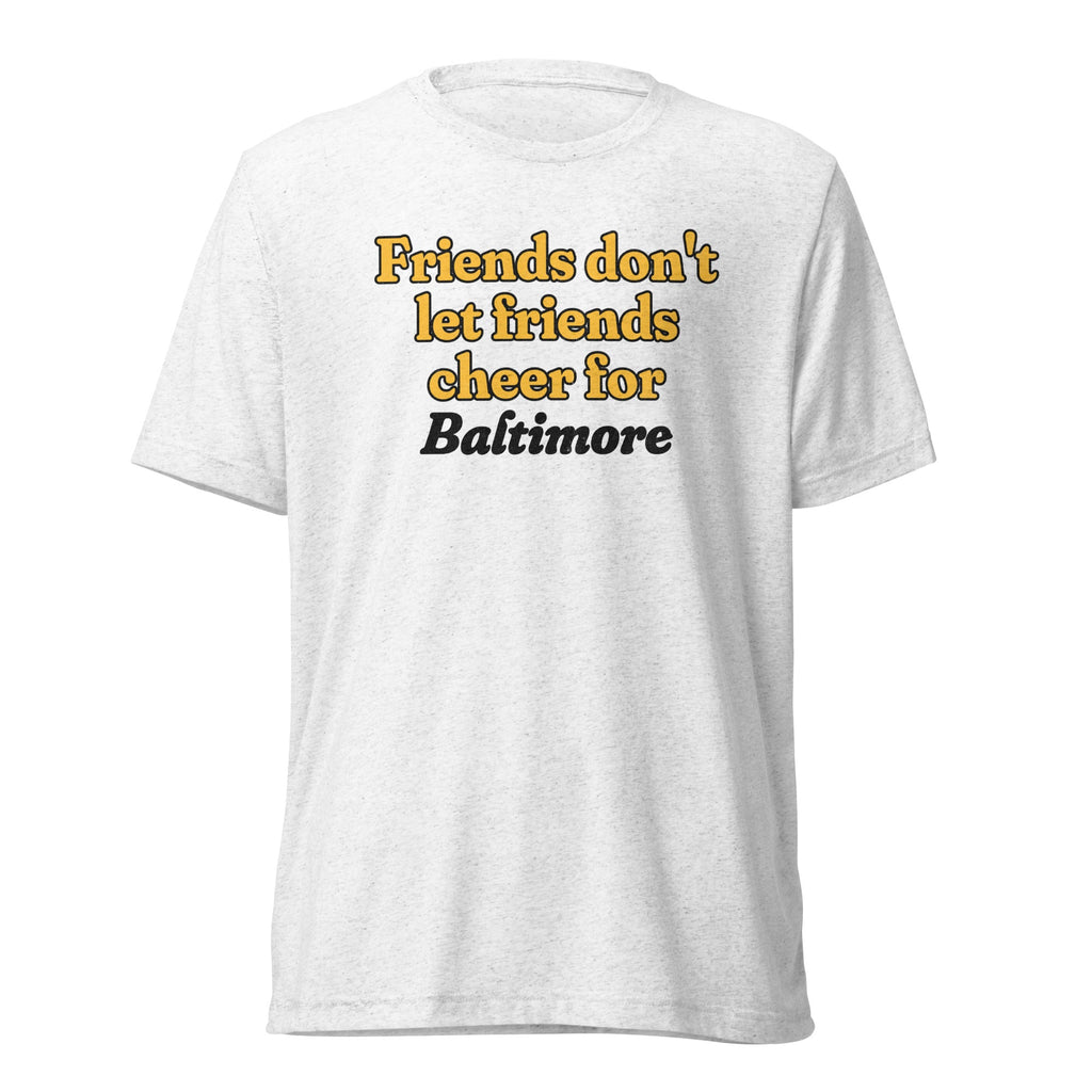 Friends Don't Let Cheer for Baltimore | Triblend Tee product image 4