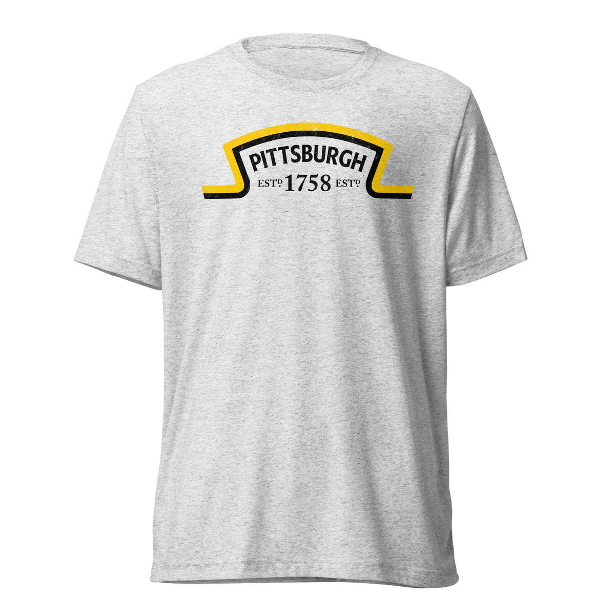 Pittsburgh Ketchup Label | Triblend Tee product image 2