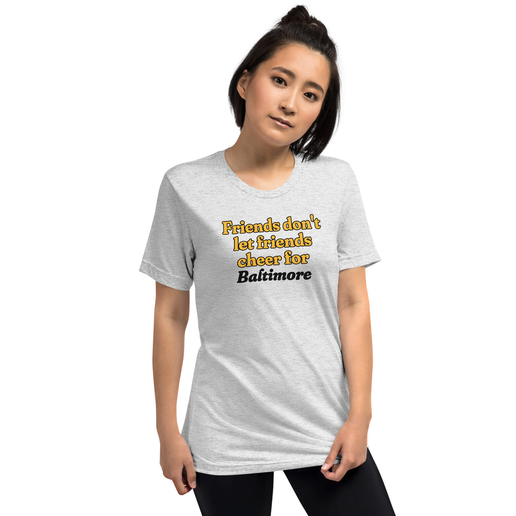 Friends Don't Let Cheer for Baltimore | Triblend Tee product image 5