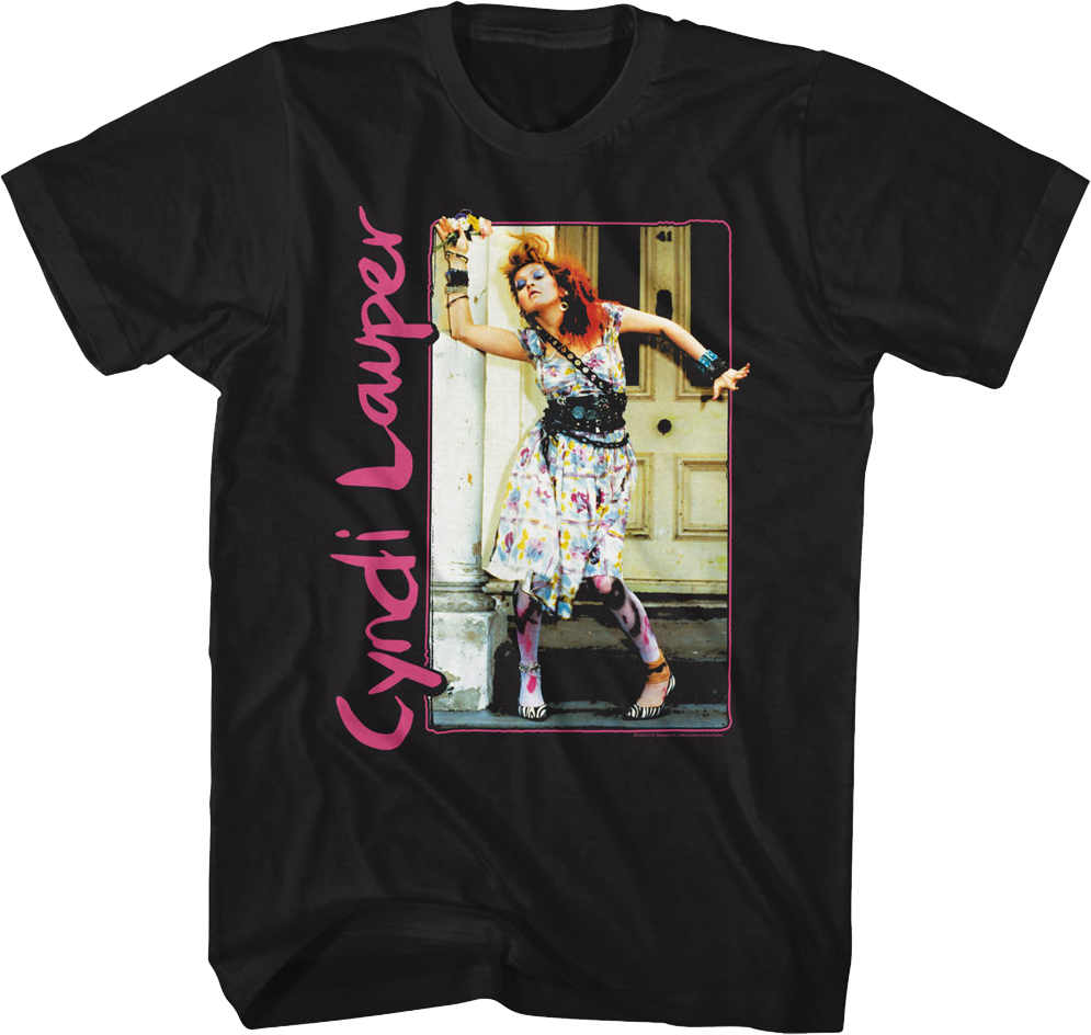 Unusual Pose Cyndi Lauper T-Shirt product image 1