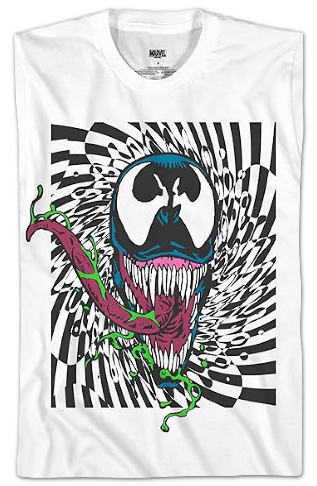 Venom Retro Illusion Marvel Comics T-Shirt product image 2