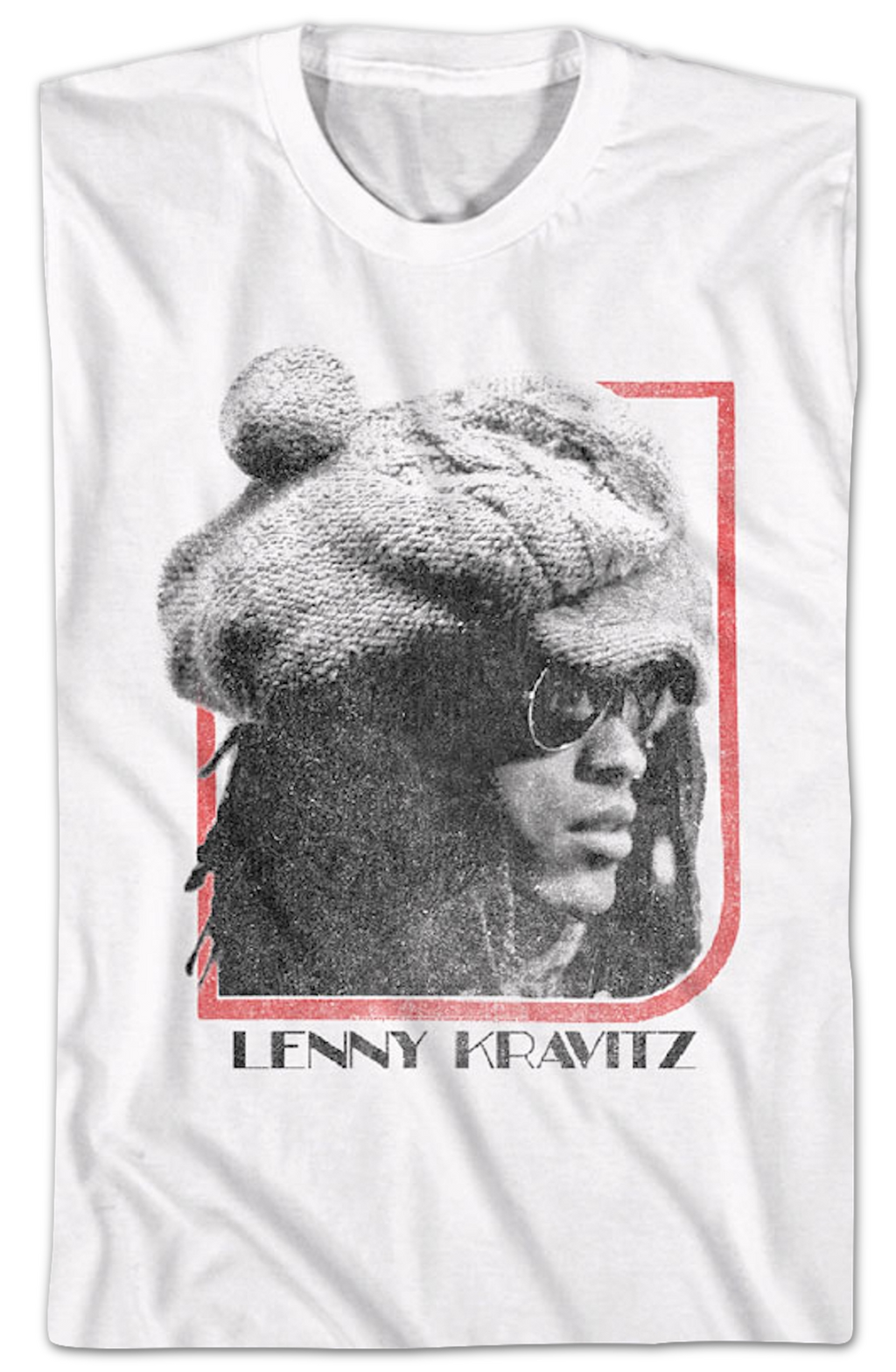 Vintage Black & White Photo Lenny Kravitz T-Shirt product image 2