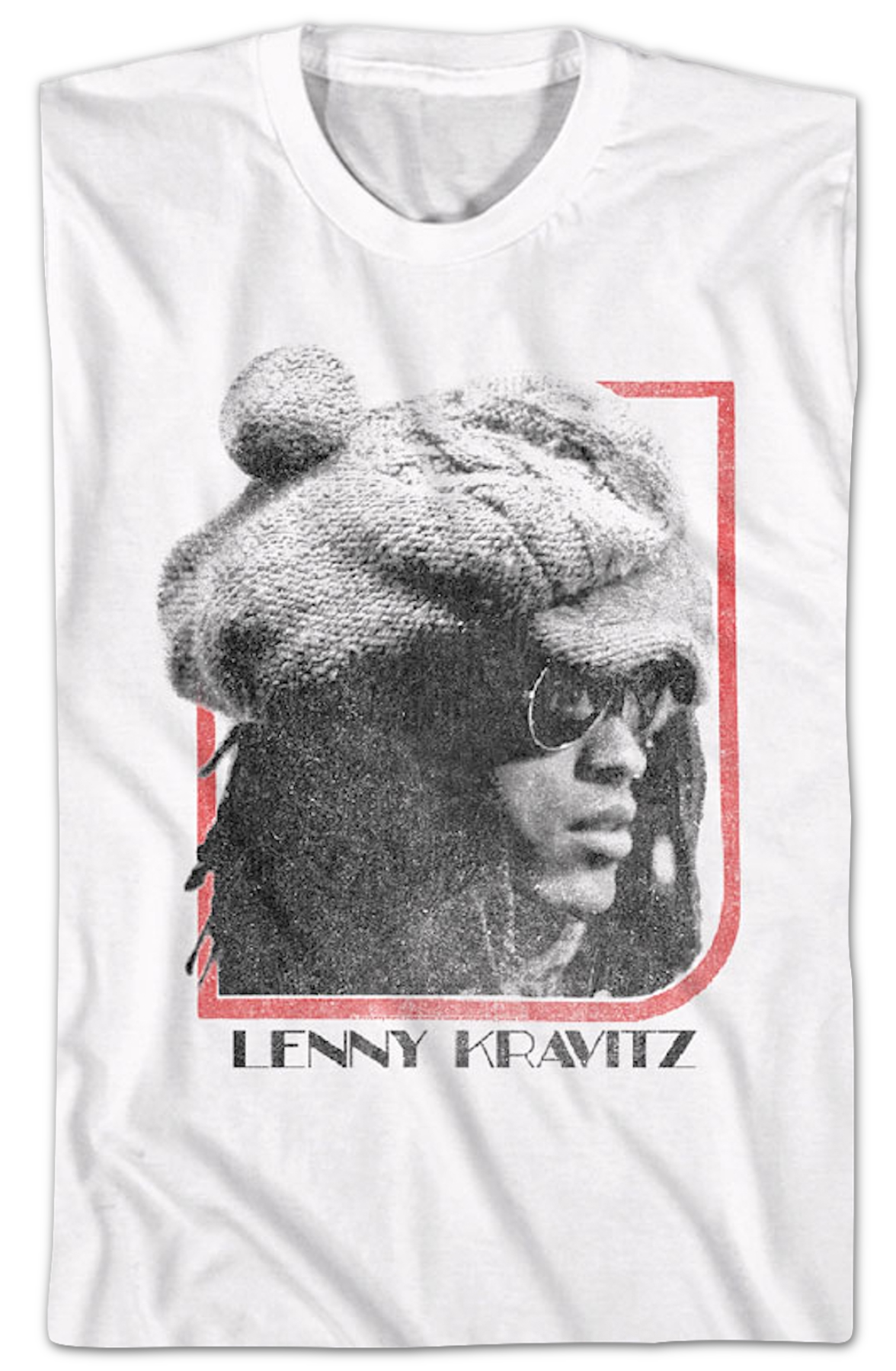 Vintage Black & White Photo Lenny Kravitz T-Shirt product image 2