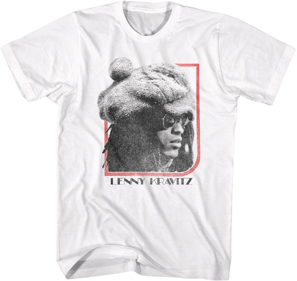 Vintage Black & White Photo Lenny Kravitz T-Shirt product image 1