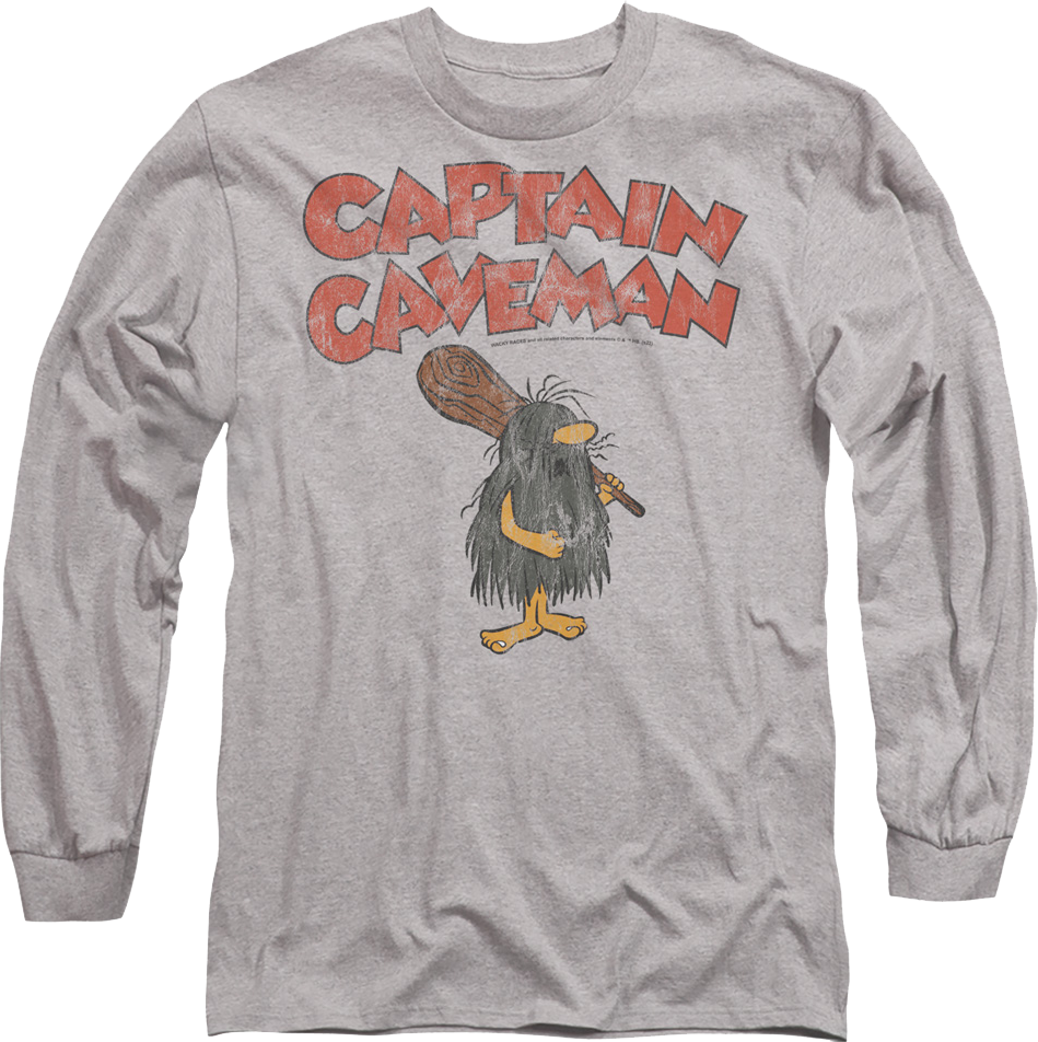 Vintage Captain Caveman Long Sleeve Shirt product image 1
