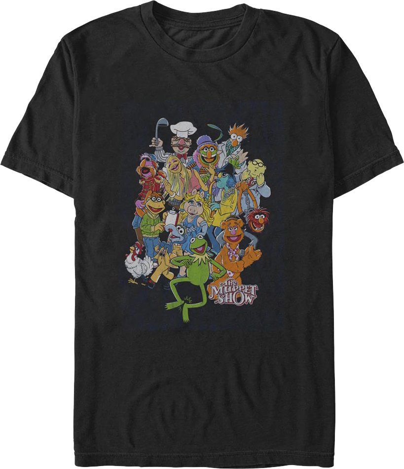 Vintage Cast Photo Muppets T-Shirt product image 1