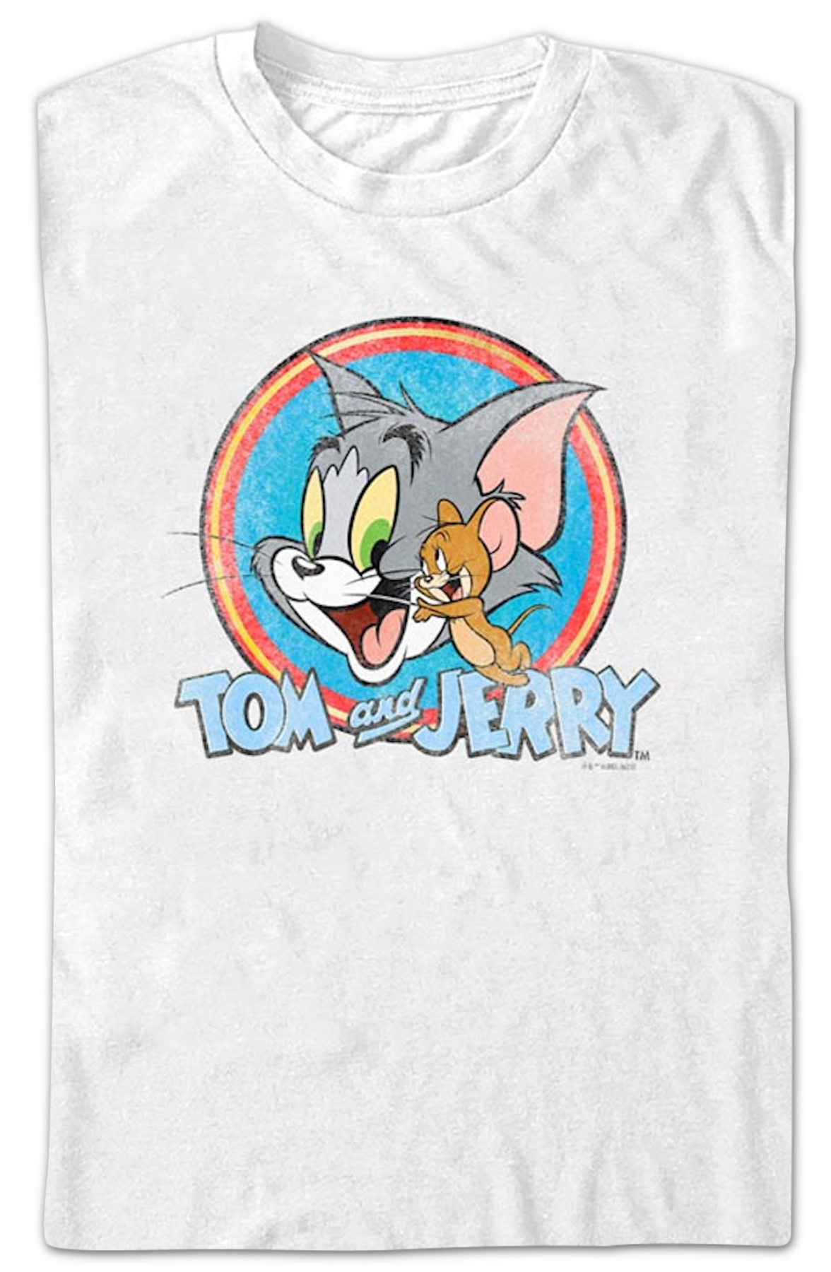 Vintage Circle Tom And Jerry T-Shirt product image 2