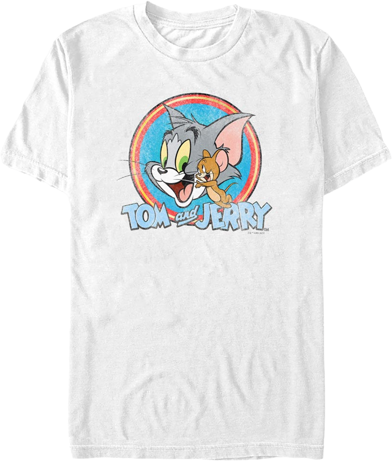 Vintage Circle Tom And Jerry T-Shirt product image 1
