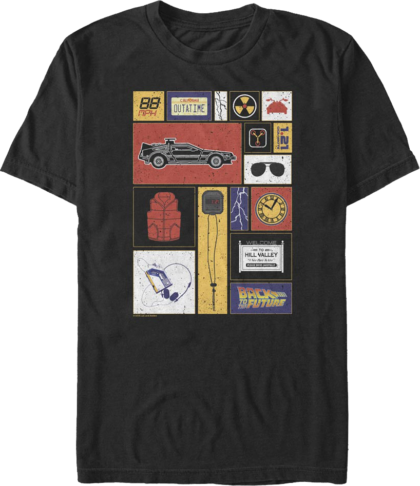 Vintage Icons Back To The Future T-Shirt product image 1