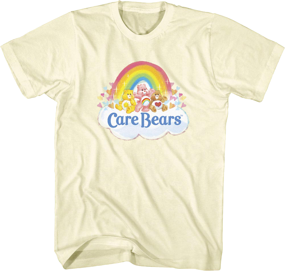Vintage Rainbow Care Bears T-Shirt product image 1