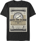 Vintage Save The Clock Tower Back To Future T-Shirt product image 1