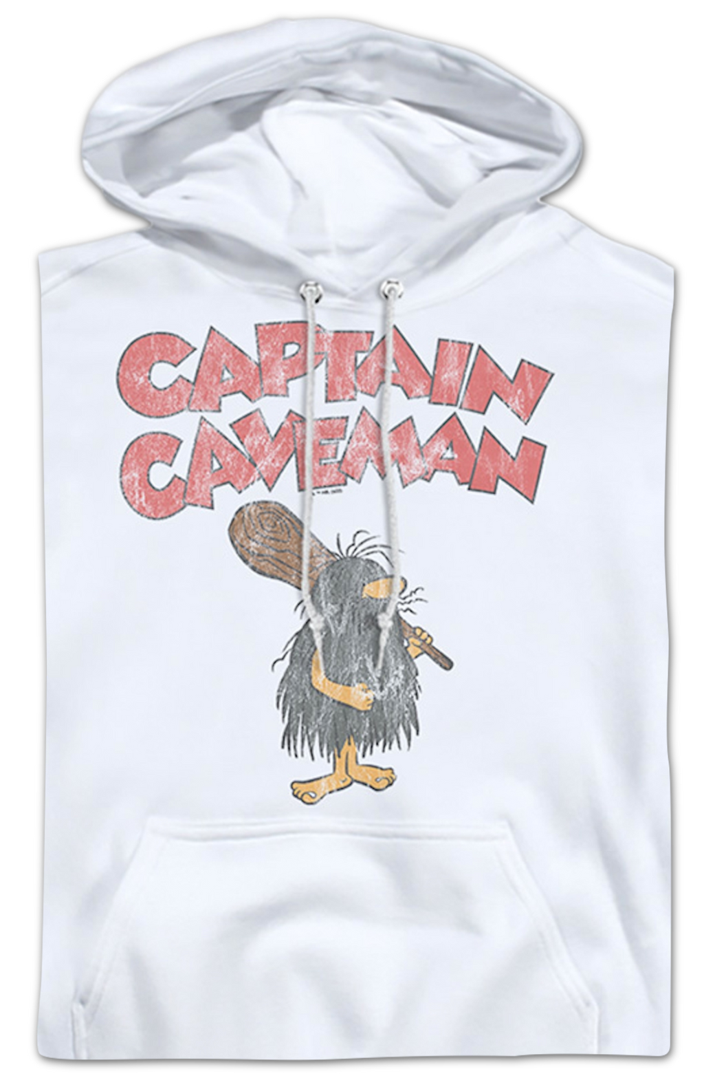 Vintage White Captain Caveman Hoodie product image 2