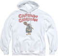 Vintage White Captain Caveman Hoodie product image 1