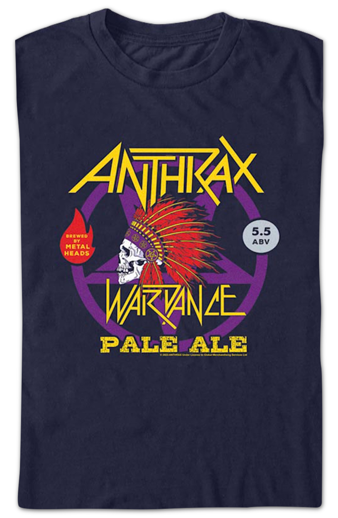 Wardance Pale Ale Anthrax T-Shirt product image 2