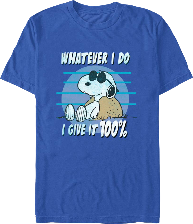 Whatever I Do I Give It 100% Peanuts T-Shirt product image 1