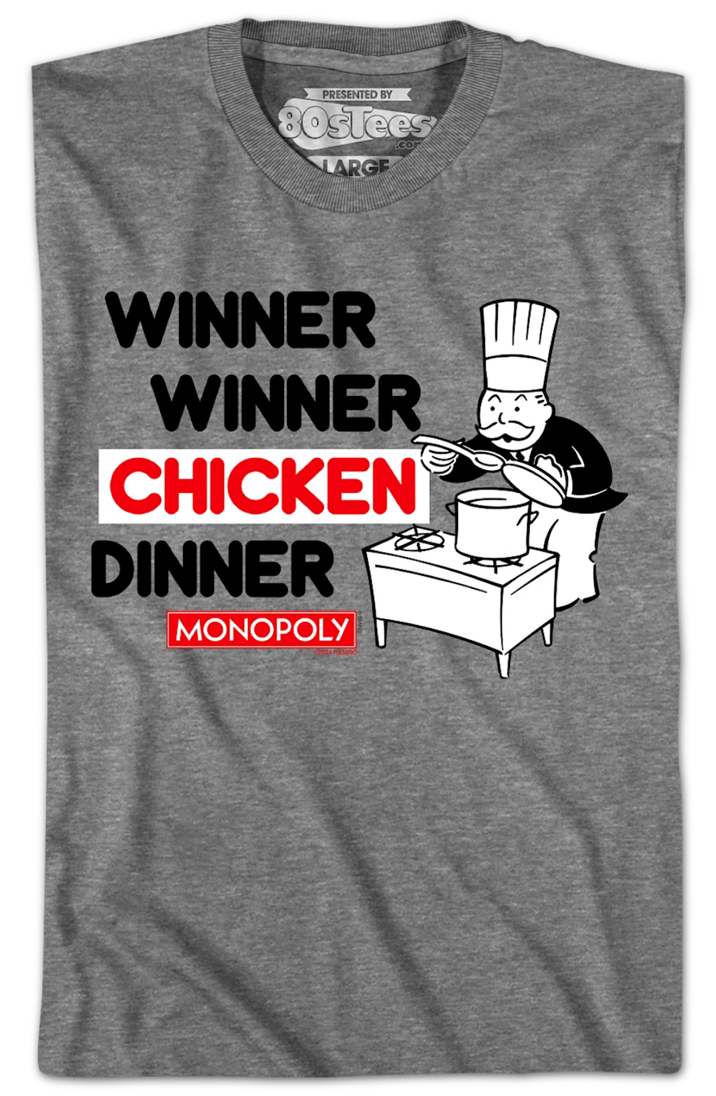 Winner Chicken Dinner Monopoly T-Shirt product image 2
