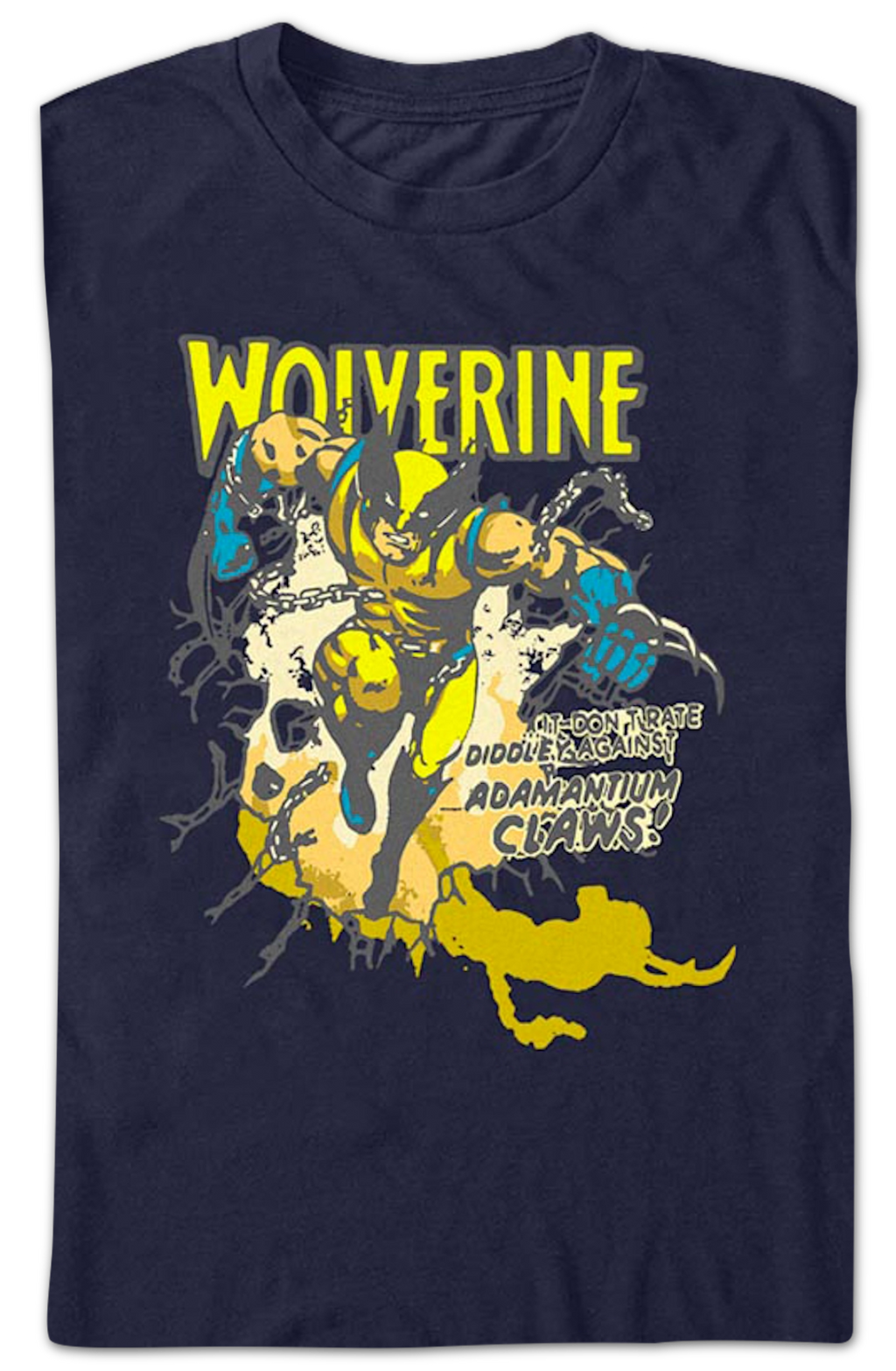 Adamantium Claws Wolverine Marvel Comics T-Shirt product image 2