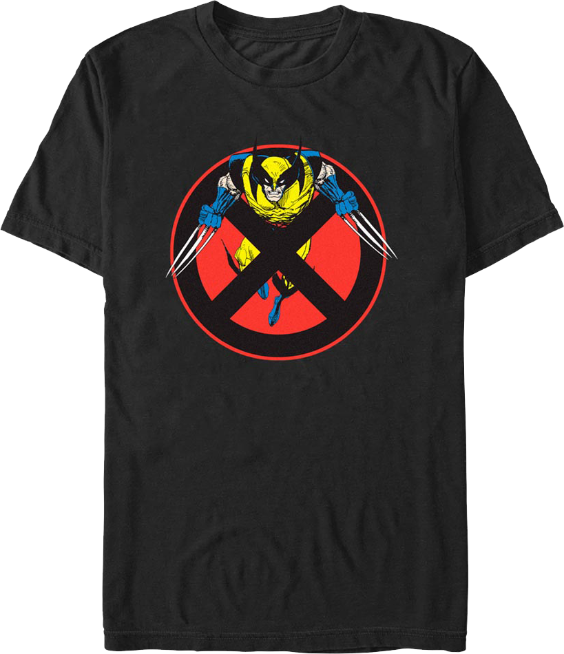 Wolverine X-Men Logo Marvel Comics T-Shirt