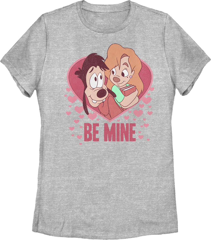 Womens Be Mine Goofy Movie Disney Shirt product image 1