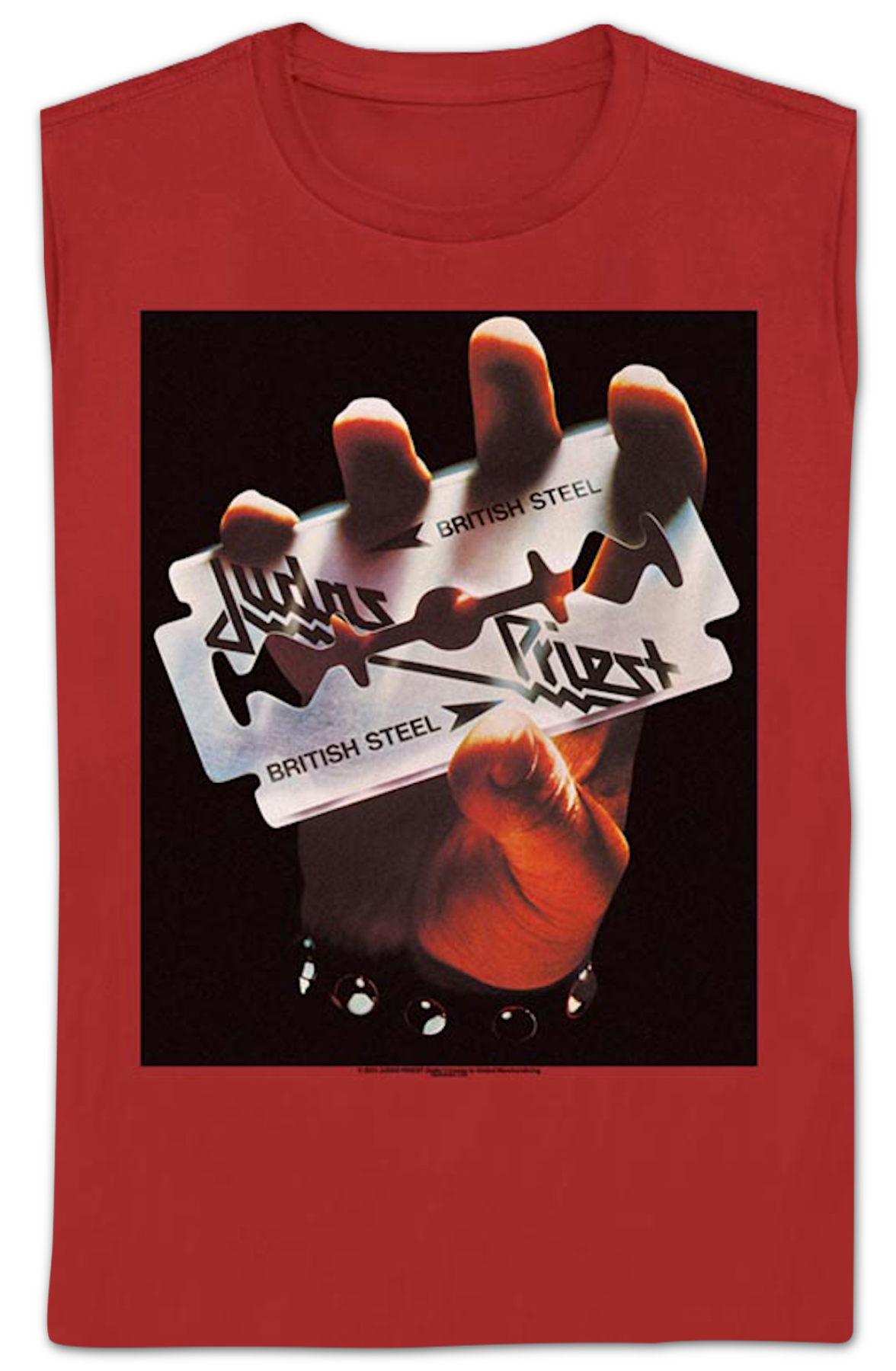 Womens British Steel Judas Priest Shirt product image 2