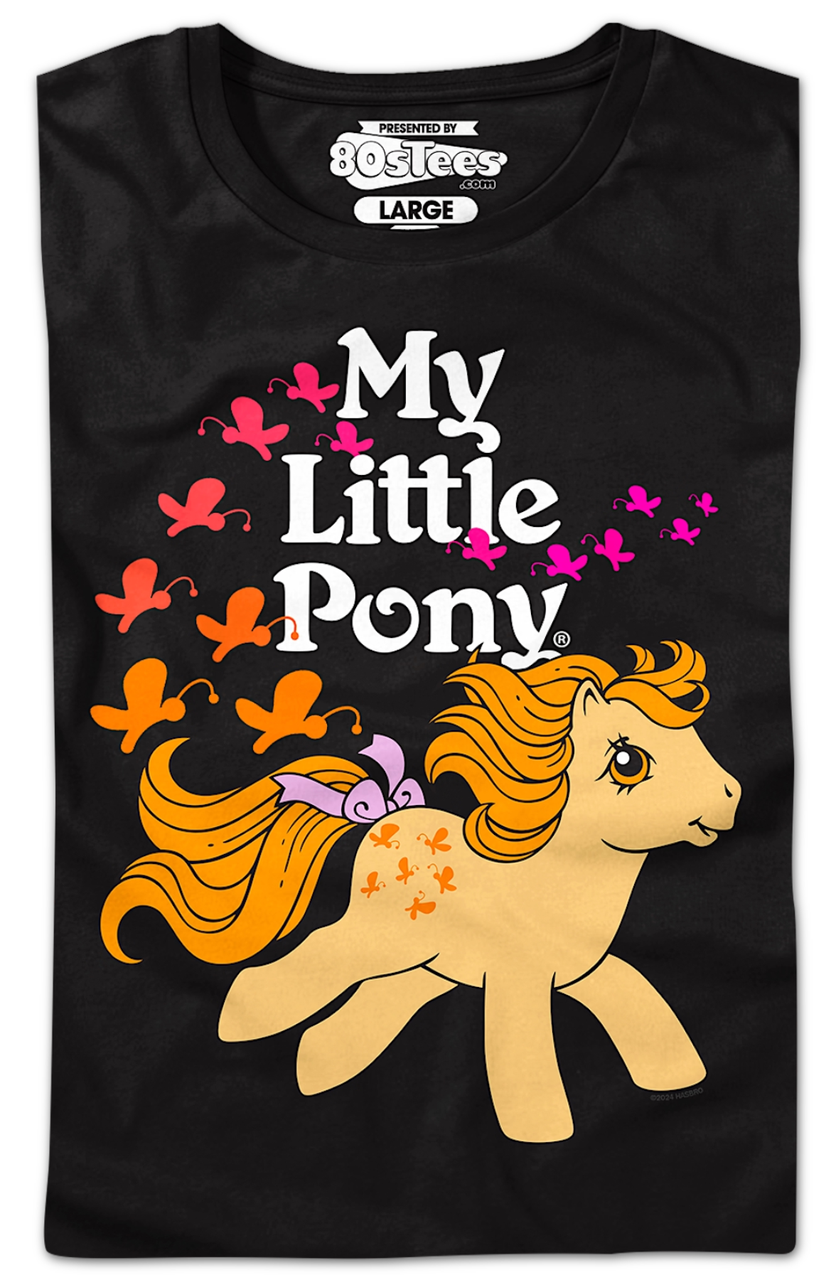 Womens Butterscotch Butterflies My Little Pony Shirt product image 2