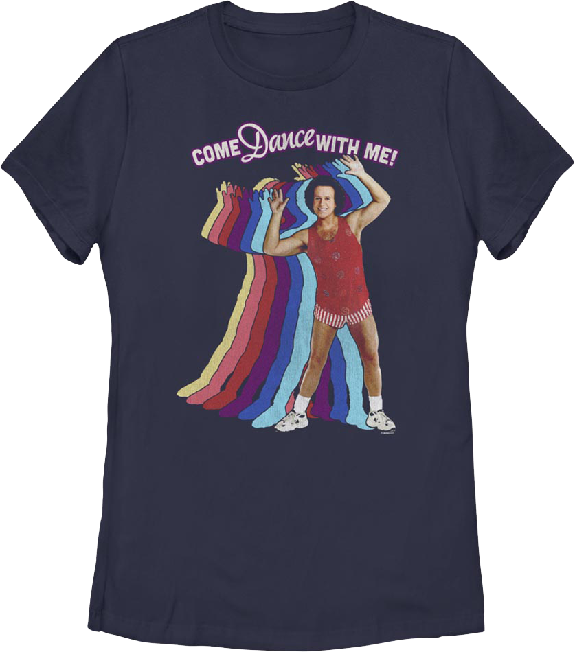 Womens Come Dance With Me Richard Simmons Shirt product image 1